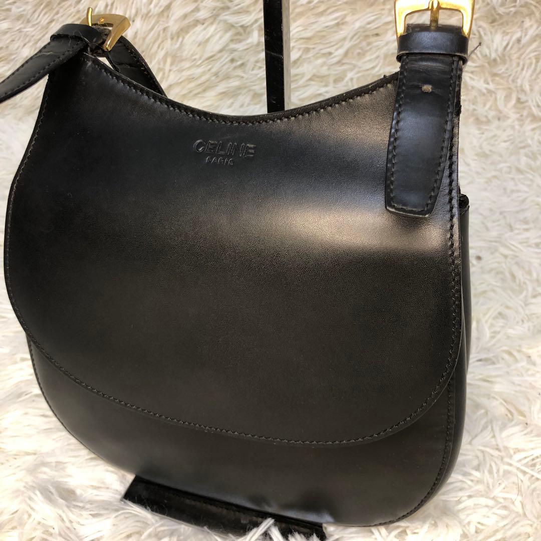 CELINE オールドセリーヌ ショルダーショルダーバッグ　ブランド刻印