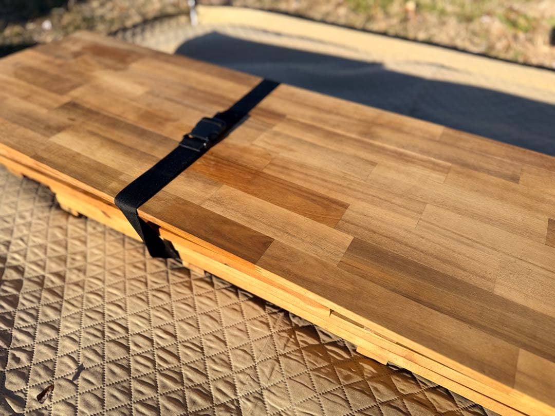 ベルVISION PEAKS アカシアキッチンラック、オプションテーブル×