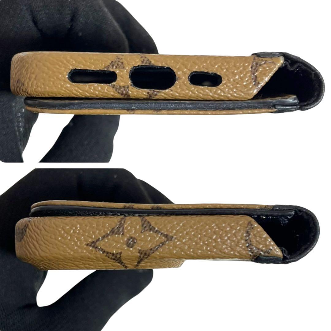 ルイヴィトン iPhone 14 Pro ケース モノグラム リバース 手帳型