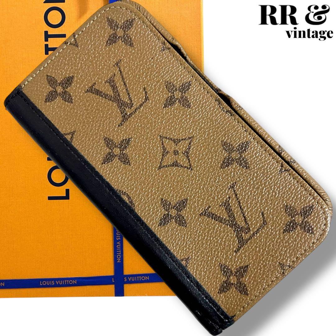 ルイヴィトン iPhone 14 Pro ケース モノグラム リバース 手帳型