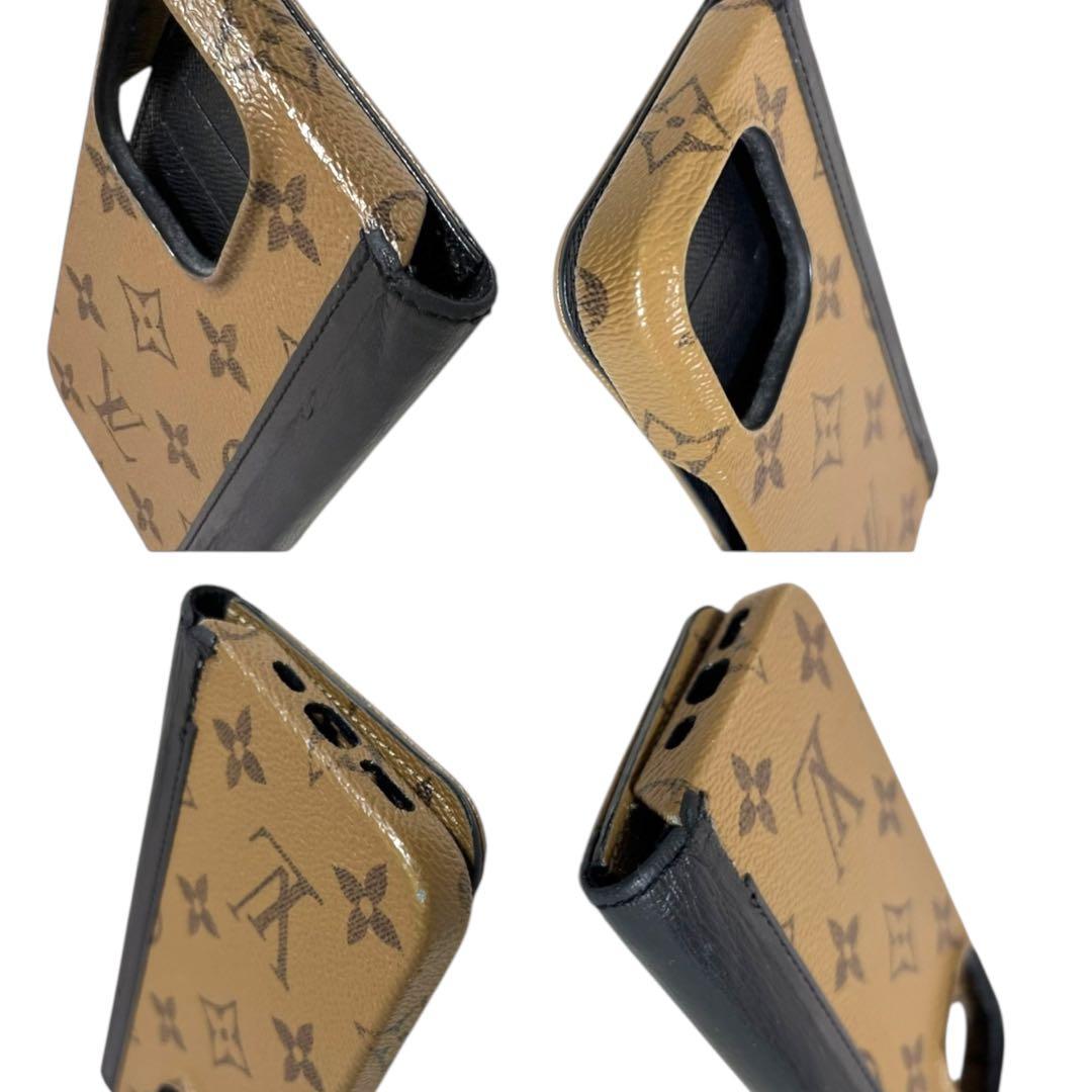 ルイヴィトン iPhone 14 Pro ケース モノグラム リバース 手帳型