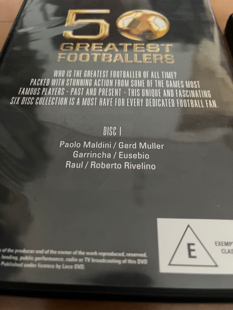 【国内未発売】50グレーテストフットボーラーズ DVD