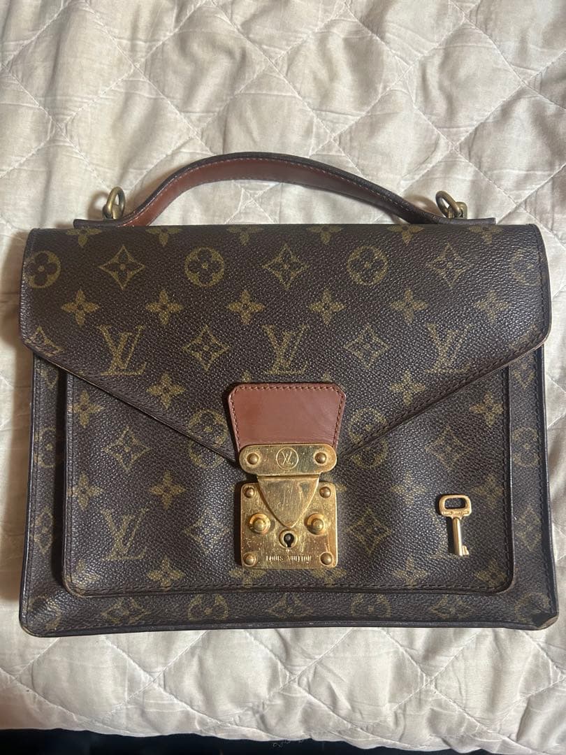 空*様 Louis Vuitton モノグラム ショルダーバッグ 鍵付き