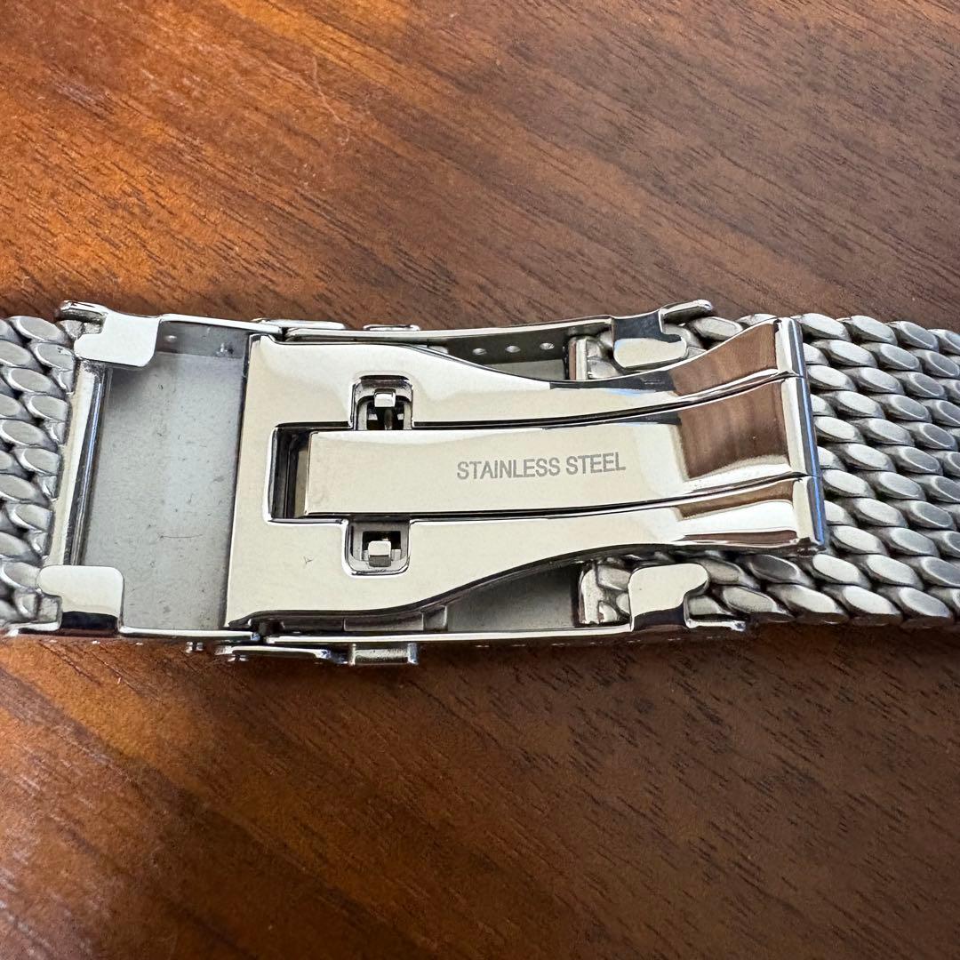 時計ベルト バンド HERMANN STAIB メッシュ ブレスレット 20mm