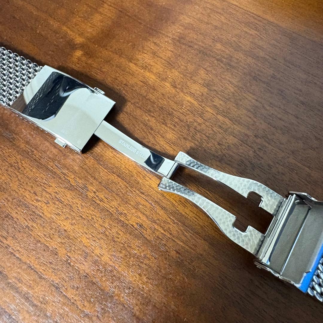 時計ベルト バンド HERMANN STAIB メッシュ ブレスレット 20mm