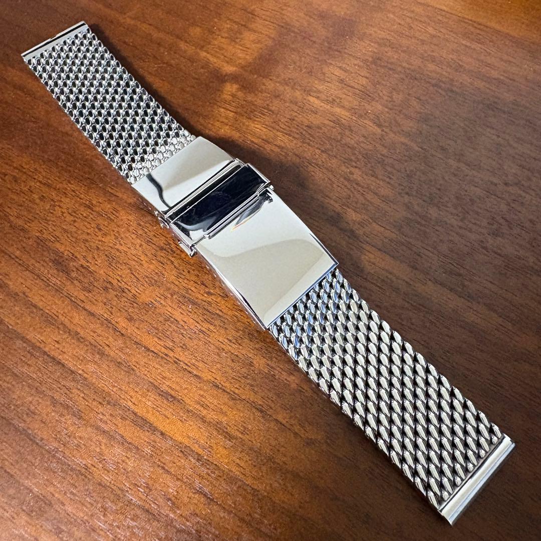 時計ベルト バンド HERMANN STAIB メッシュ ブレスレット 20mm