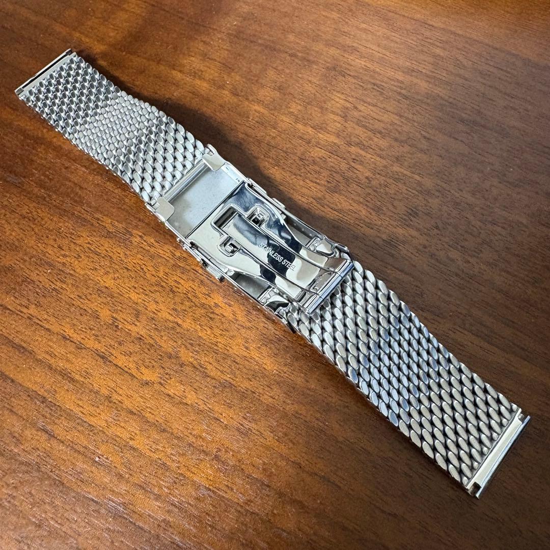 時計ベルト バンド HERMANN STAIB メッシュ ブレスレット 20mm