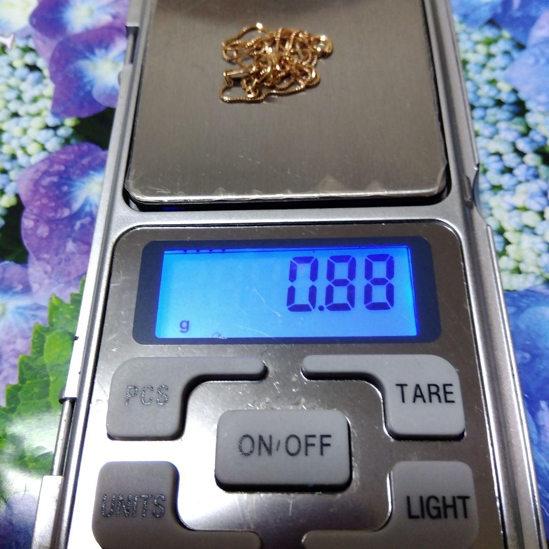 売切れ御免 K18PGベネチアンネックチェーン40cm新品 未着用品