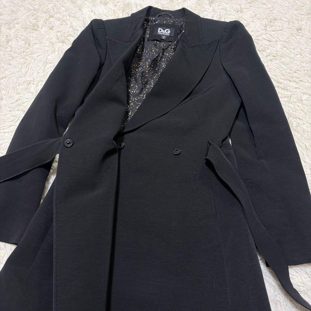 D&G Dolce&Gabbana レディース ジャケット ブラック 総柄 Ｍ