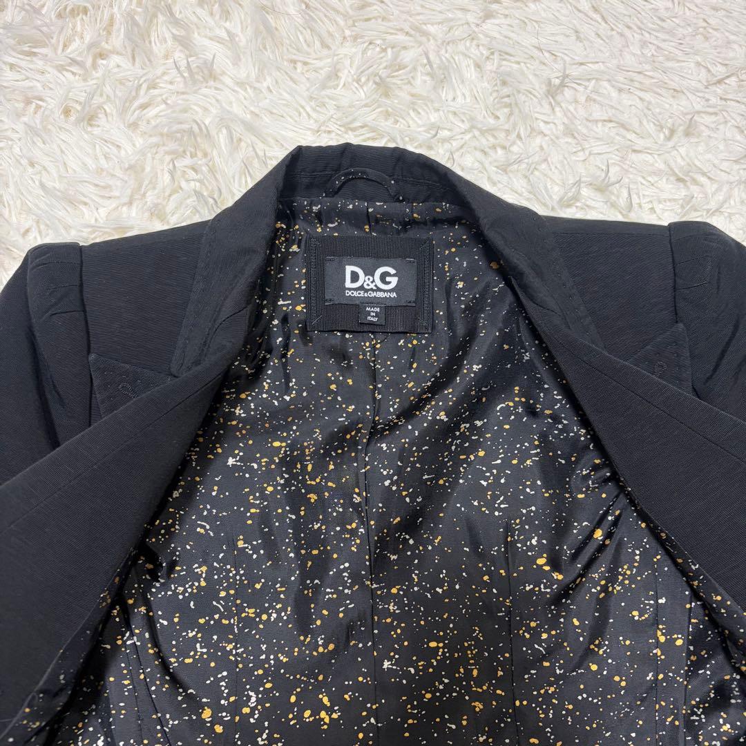 D&G Dolce&Gabbana レディース ジャケット ブラック 総柄 Ｍ