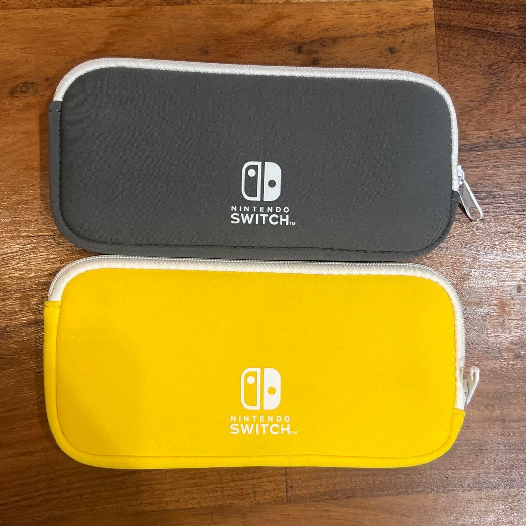 Switch Lite グレー 本体 (訳ありジャンク品)専用ケース付き