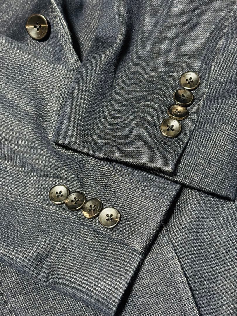 【美品】ボリオリKジャケット コットン生地 ネイビー サイズ54