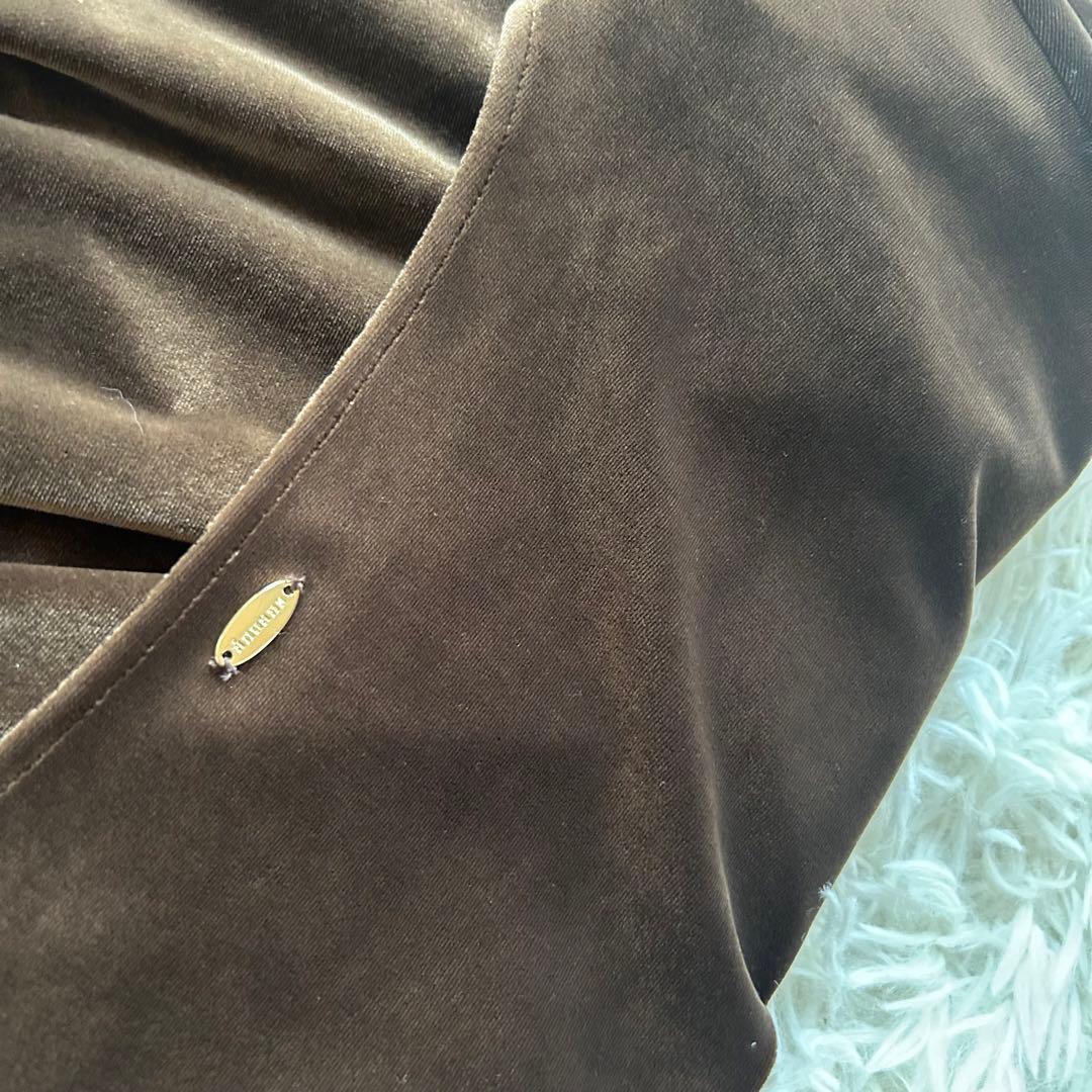 ♦︎アニュアンスベロアカットオールインワン　ブラウン　1