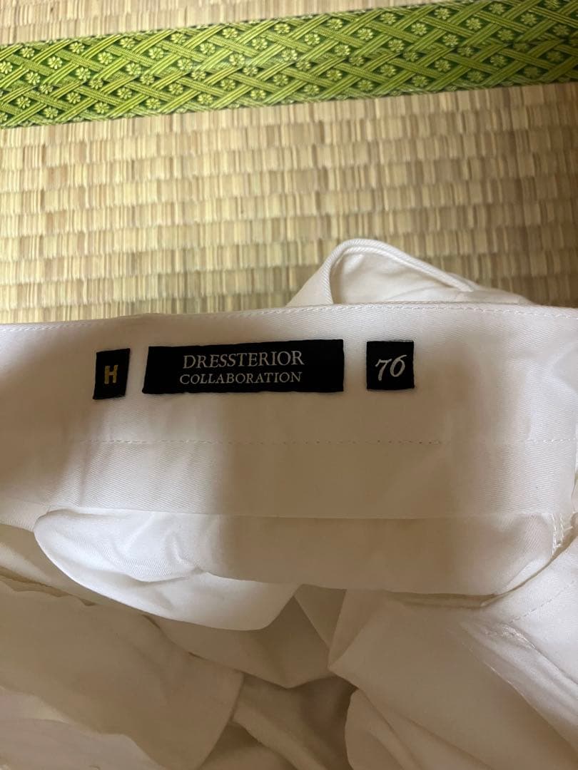 未使用ドレステリアコラボ干場義雅　白パンツ