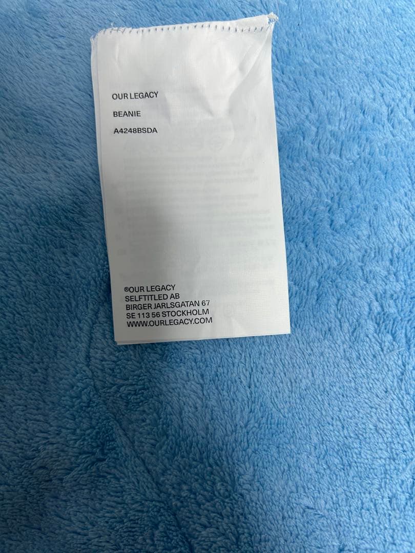 OUR LEGACY ビーニー