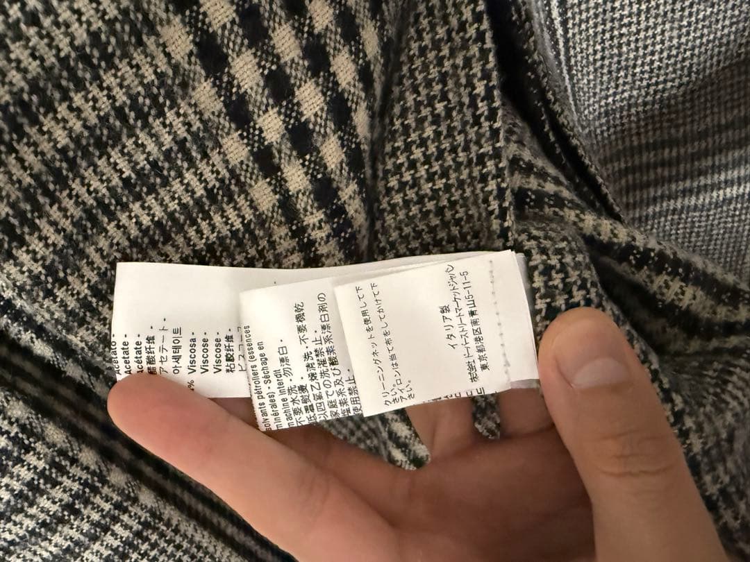 Hed Maynerチェック柄 ロングコート Long Coat