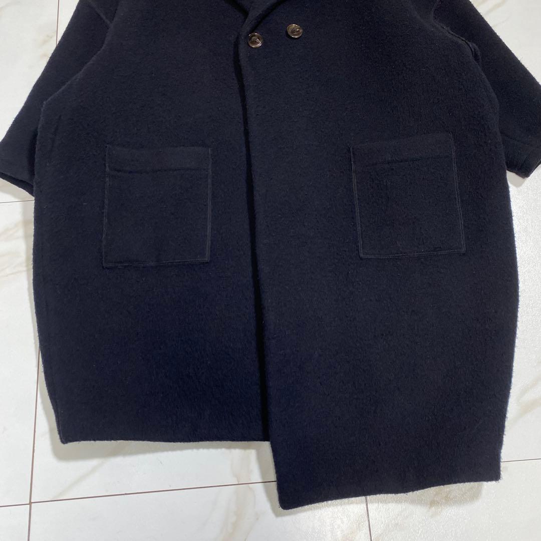 即完売♡ZUCCA ウールリバーコート コクーン アシンメトリー ダブル