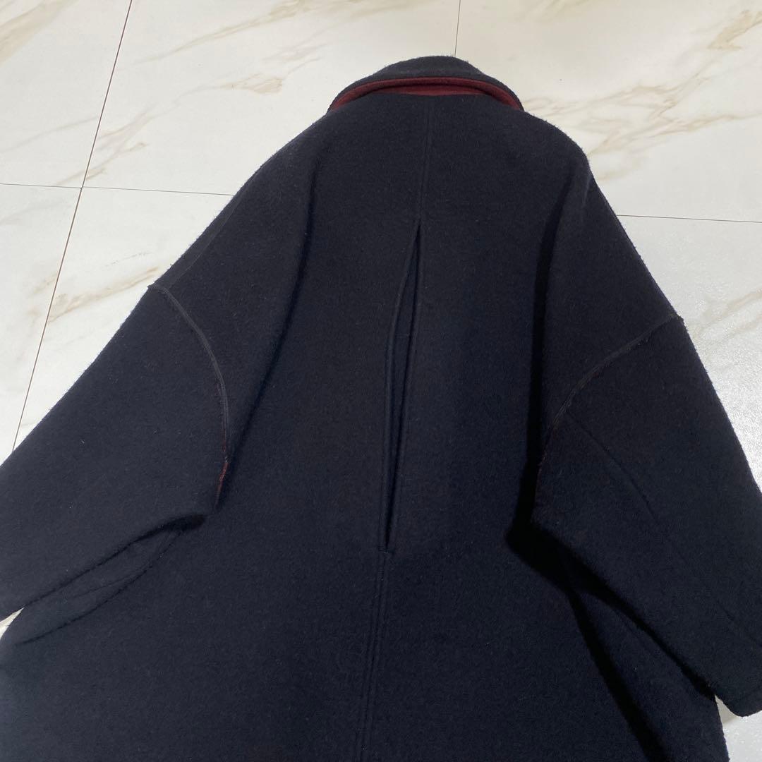 即完売♡ZUCCA ウールリバーコート コクーン アシンメトリー ダブル