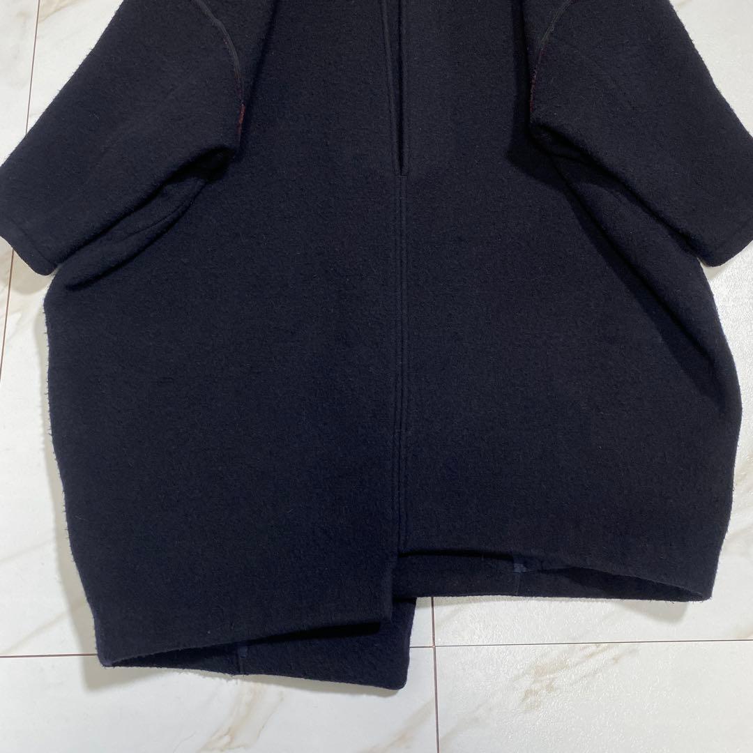 即完売♡ZUCCA ウールリバーコート コクーン アシンメトリー ダブル