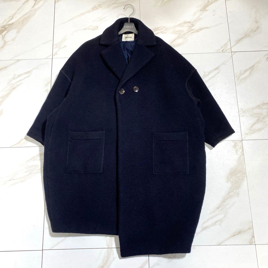 即完売♡ZUCCA ウールリバーコート コクーン アシンメトリー ダブル