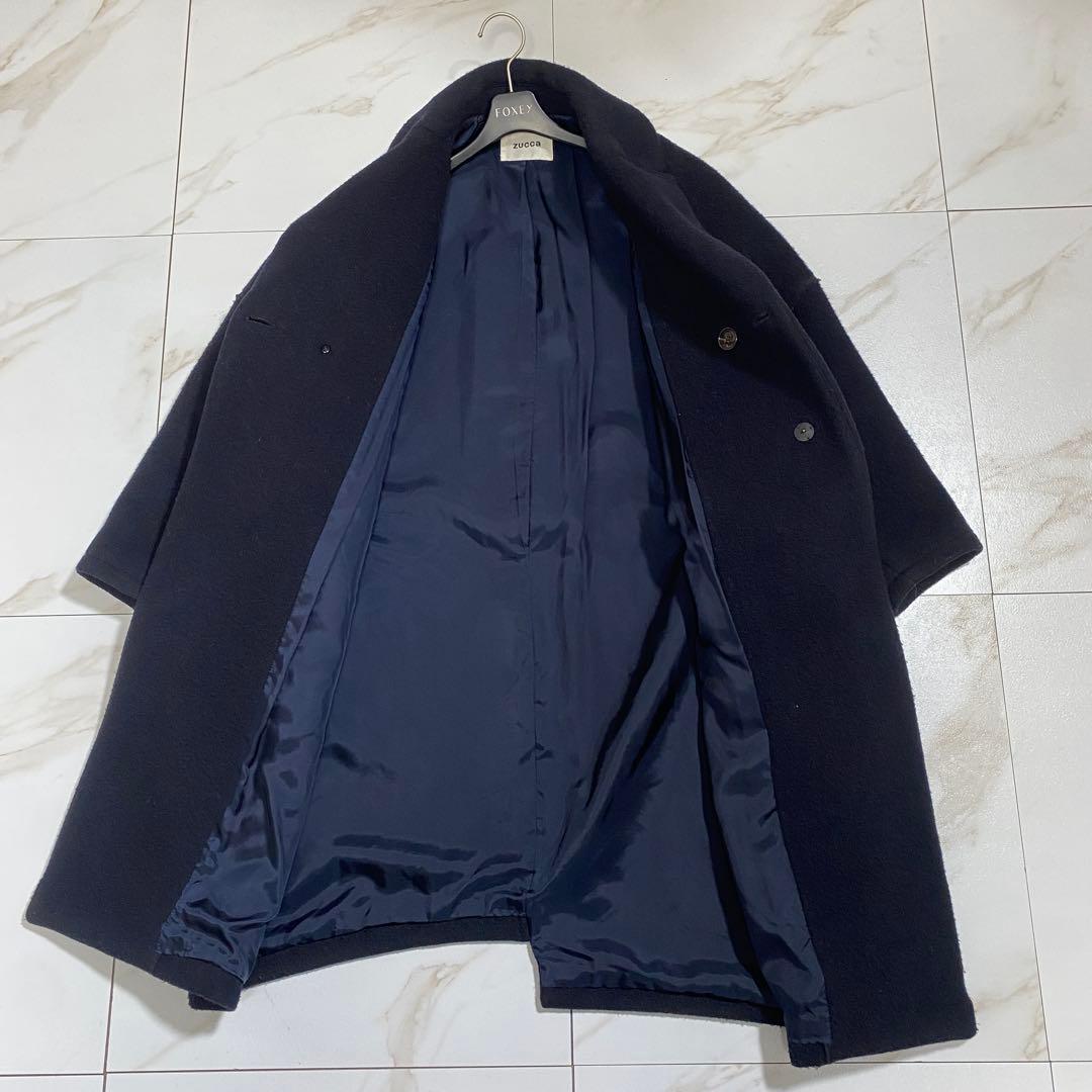 即完売♡ZUCCA ウールリバーコート コクーン アシンメトリー ダブル