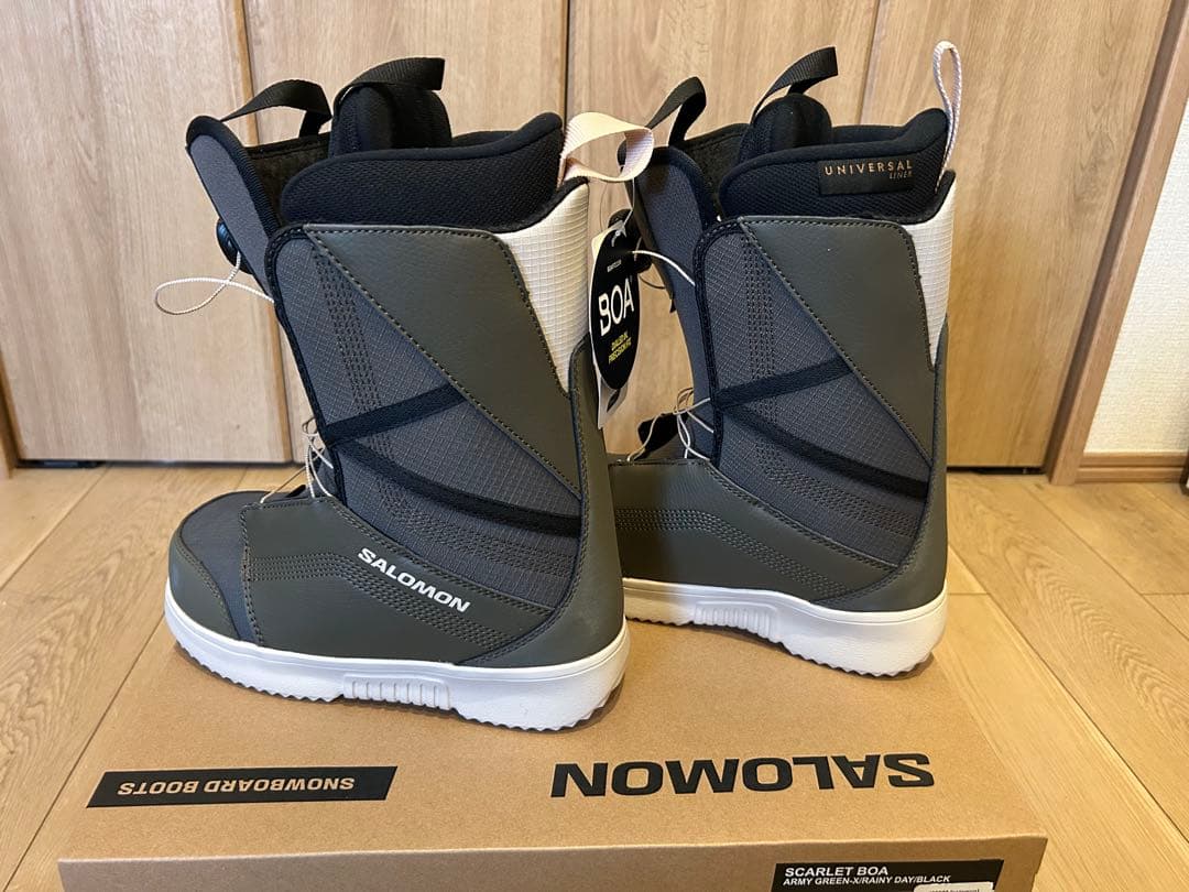 【未使用品】SALOMON SCARLET BOA スノーボードブーツ 23cm
