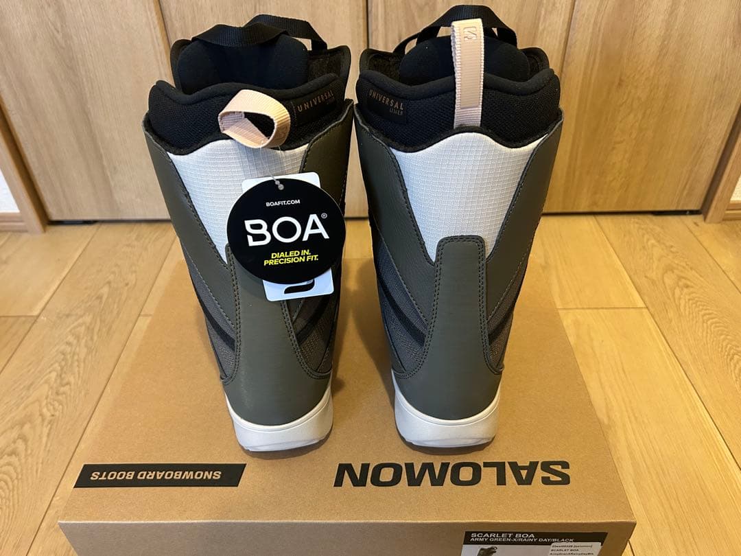 【未使用品】SALOMON SCARLET BOA スノーボードブーツ 23cm