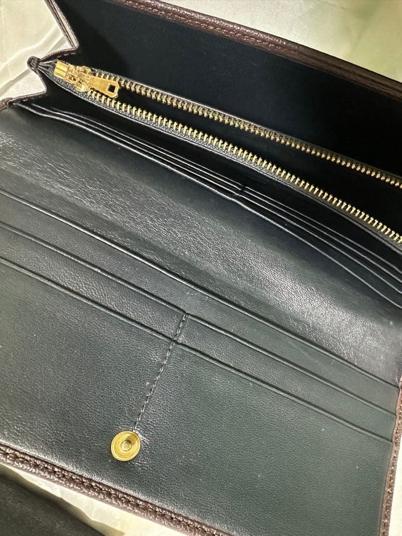 monecco さま専用LOEWE アナグラムブラウンレザー財布　美品