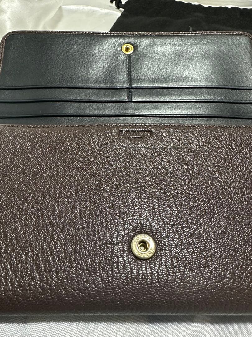 monecco さま専用LOEWE アナグラムブラウンレザー財布　美品