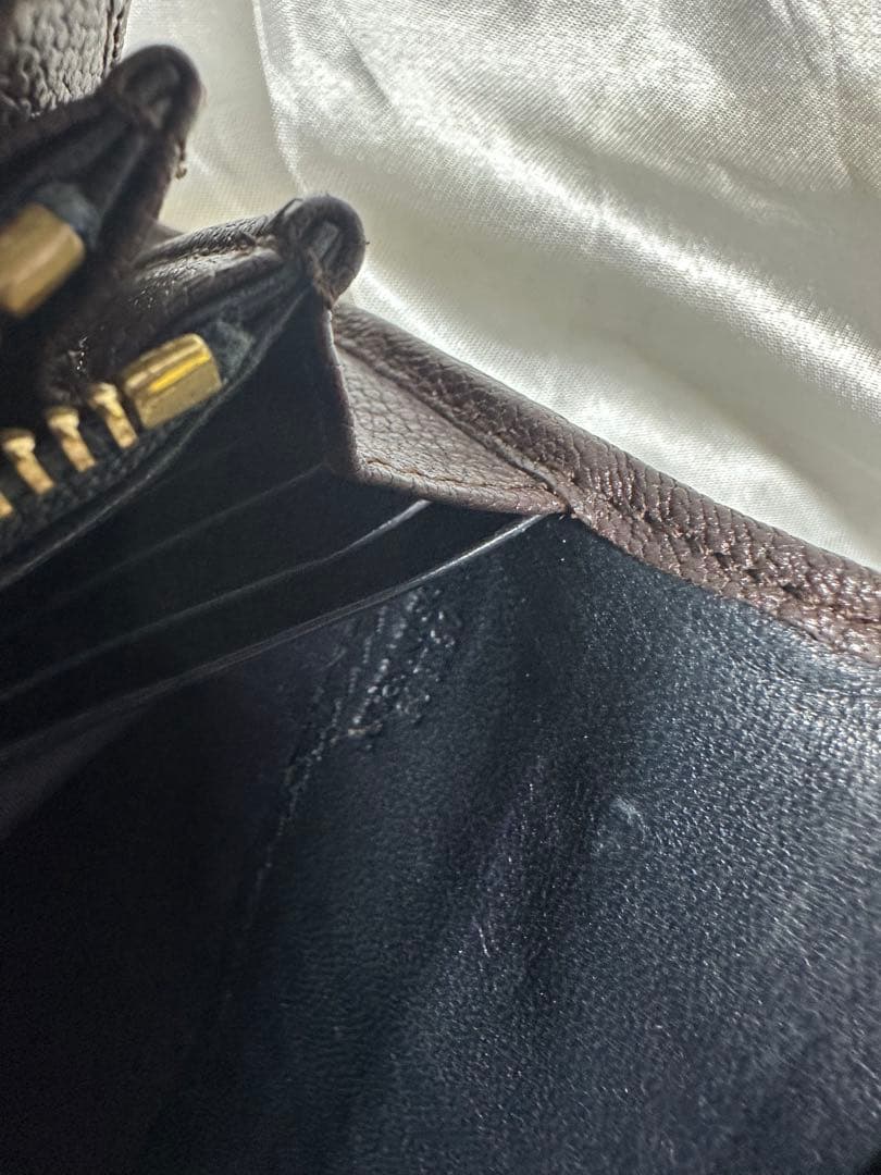 monecco さま専用LOEWE アナグラムブラウンレザー財布　美品