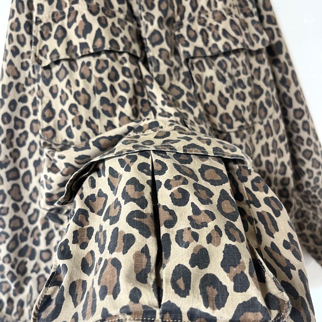 美品 24FW ワコマリア レオパード ジャングル ファティーグ ジャケット