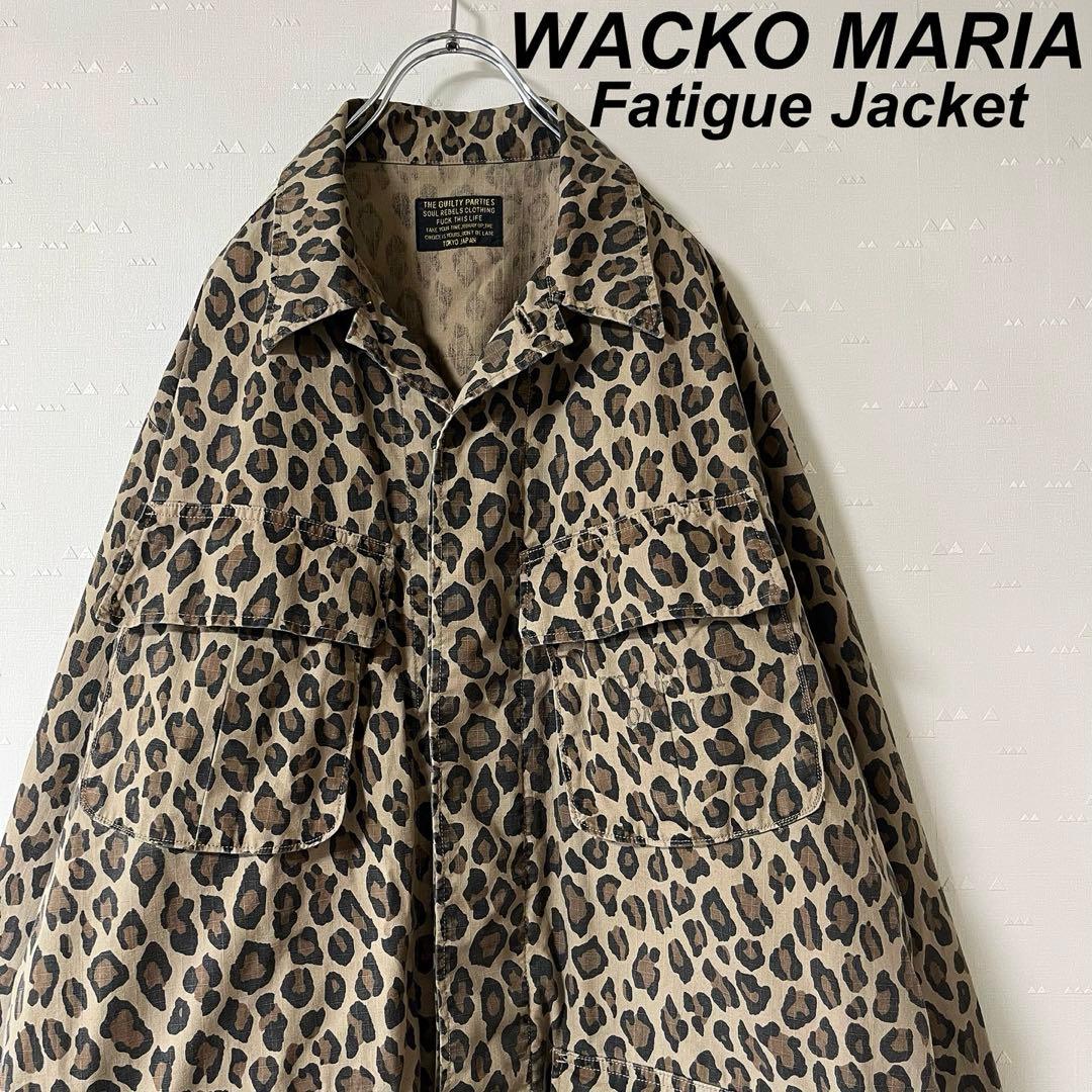 美品 24FW ワコマリア レオパード ジャングル ファティーグ ジャケット