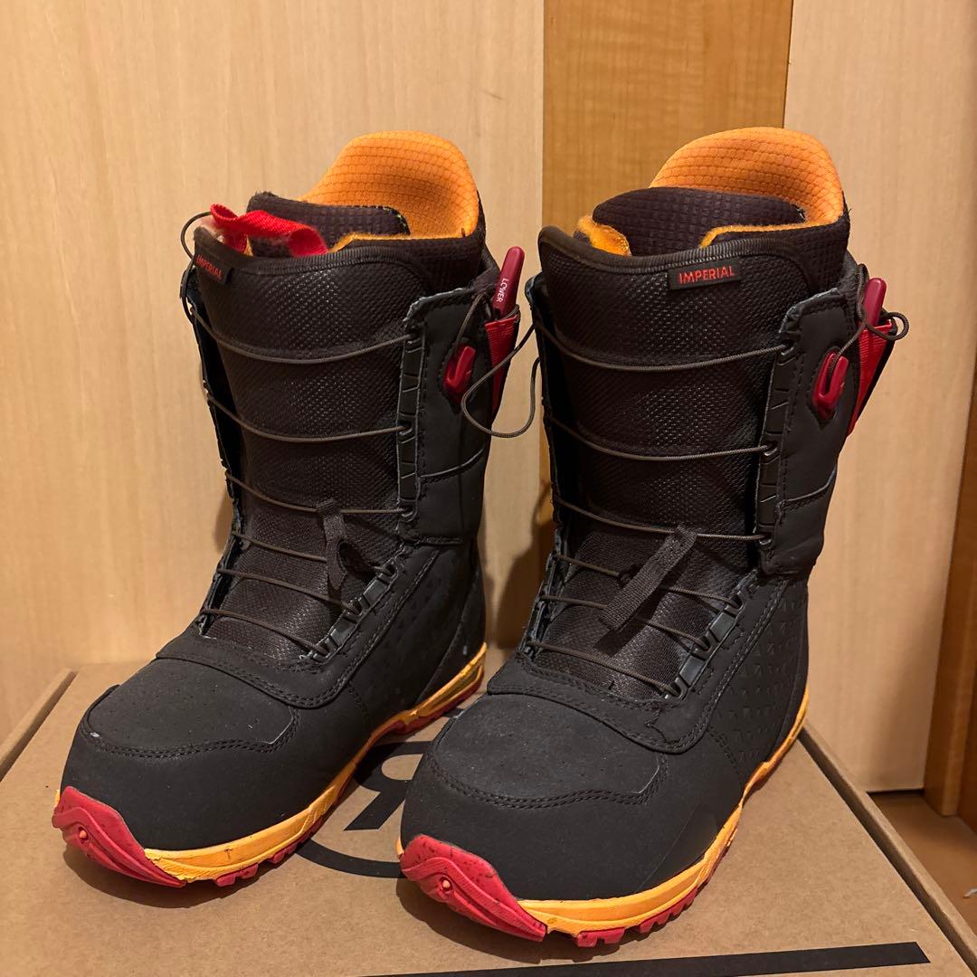 Imperial スノーボードブーツ 男性用 黒/オレンジ