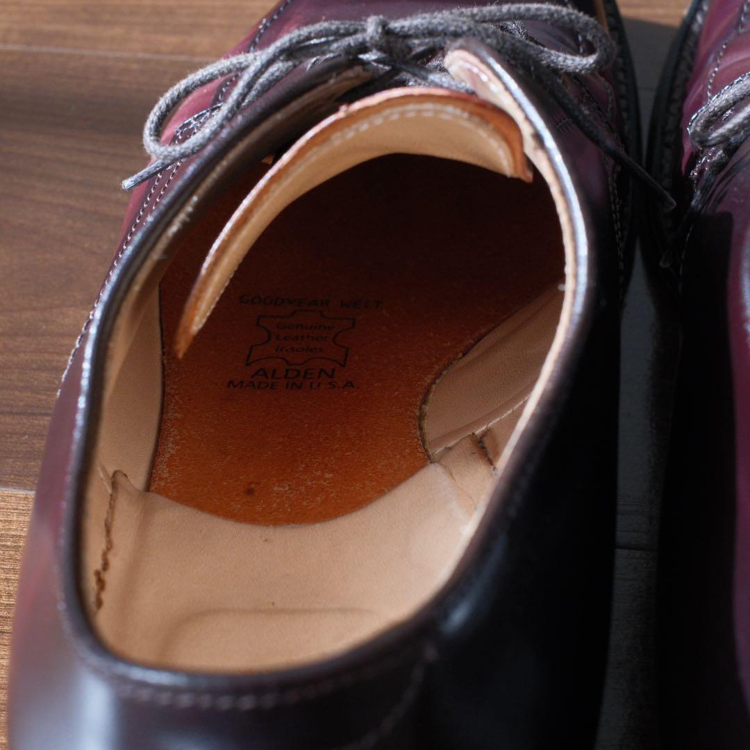 k*l様 Alden オールデン 54321 Vチップ 10D コードバン バー