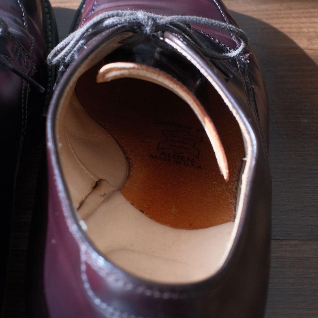 k*l様 Alden オールデン 54321 Vチップ 10D コードバン バー