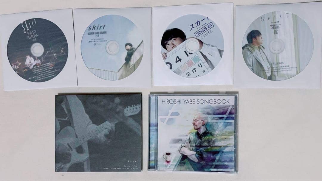 スカート(バンド) 澤部渡 アルバム＋シングル＋生サイン色紙 まとめ売り