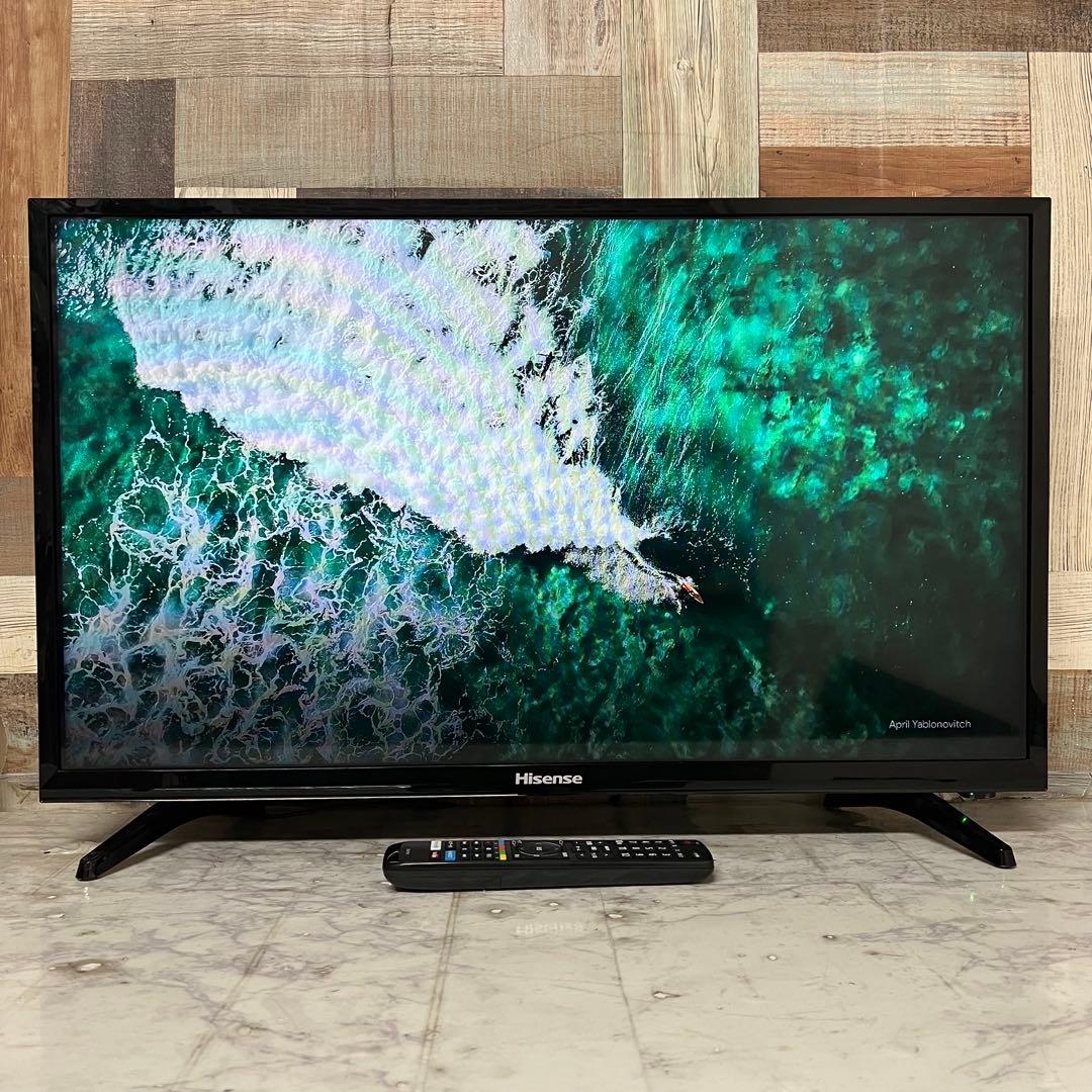 即日受渡❣️3年前購入全国送料込ハイセンス32型YouTube.U-NEXT