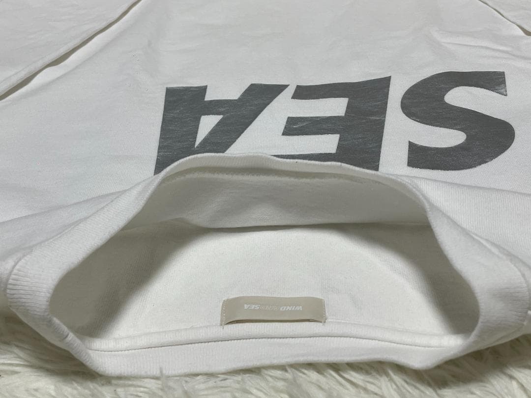 XL ホワイト ウィンダンシー ロンT SEA LONG SLEEVE TEE