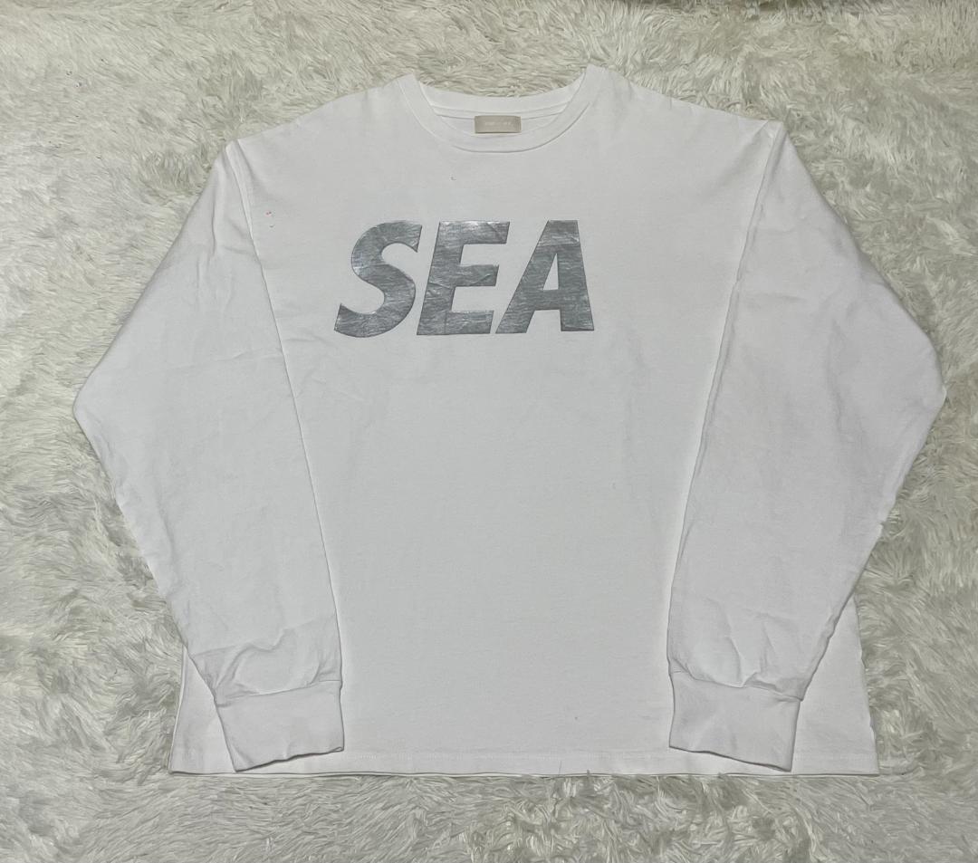 XL ホワイト ウィンダンシー ロンT SEA LONG SLEEVE TEE