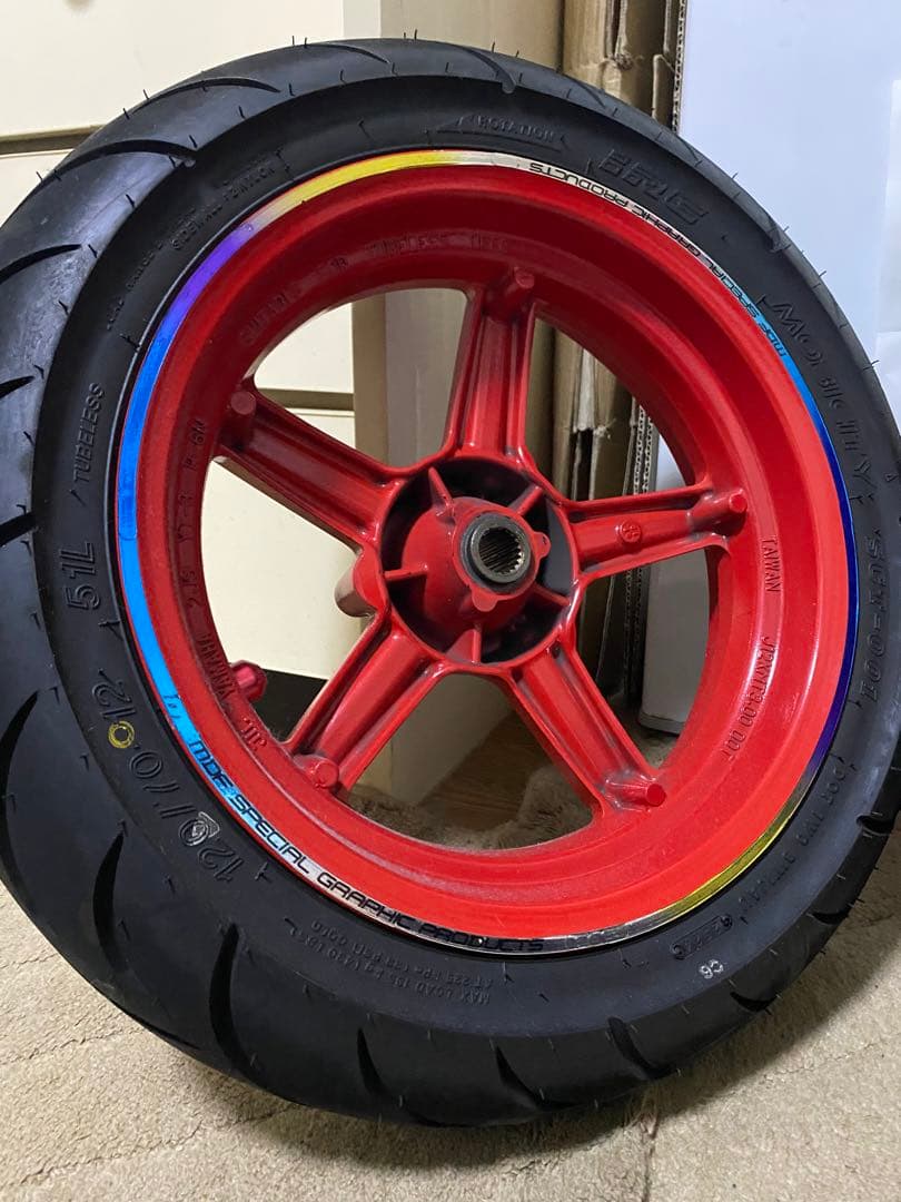 モビリティ SCF-001 レッドホイールセット 10-70-10