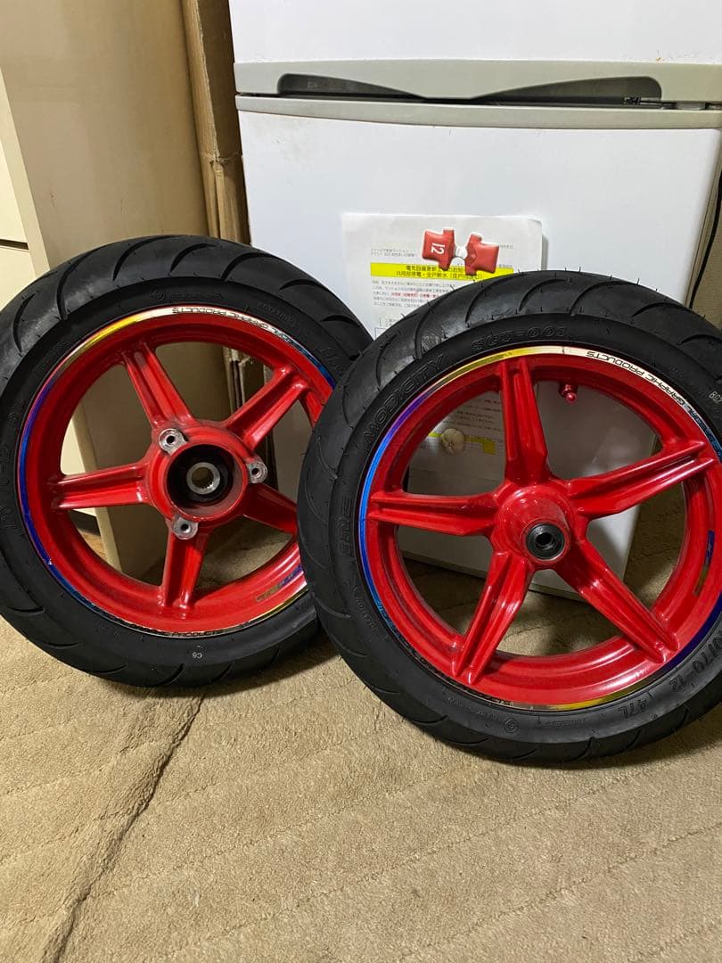 モビリティ SCF-001 レッドホイールセット 10-70-10