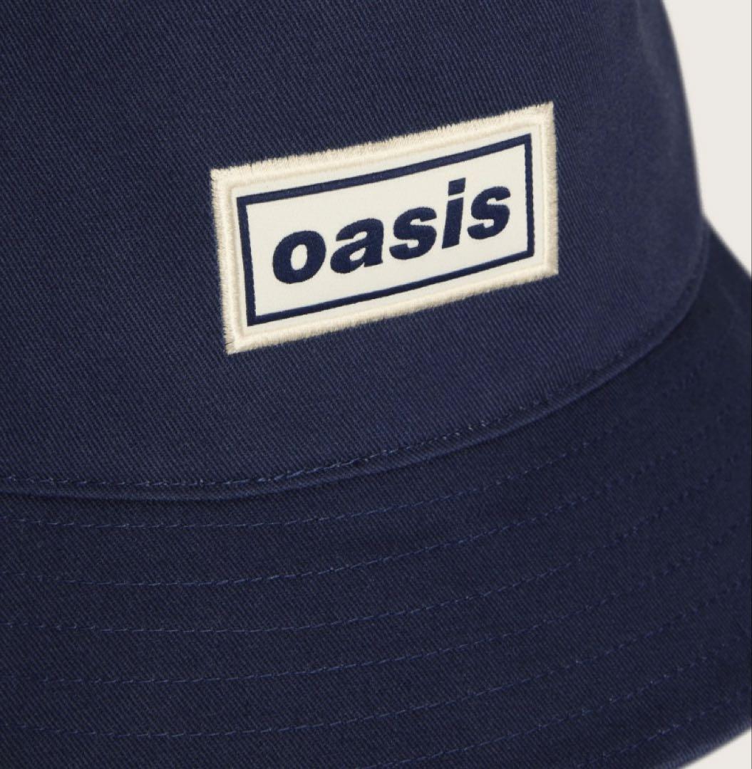 oasis × adidas バケットハット ネイビー OSFL(60-63)