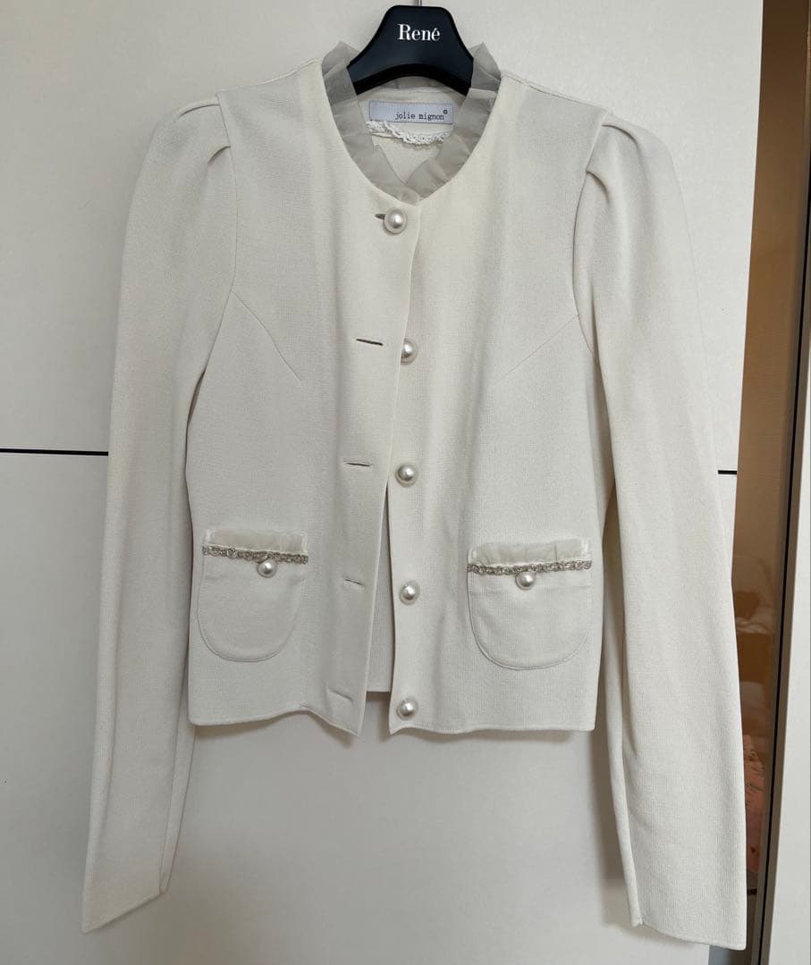 jolie mignon ジョリーミニョン　ジャケット カーディガン　36
