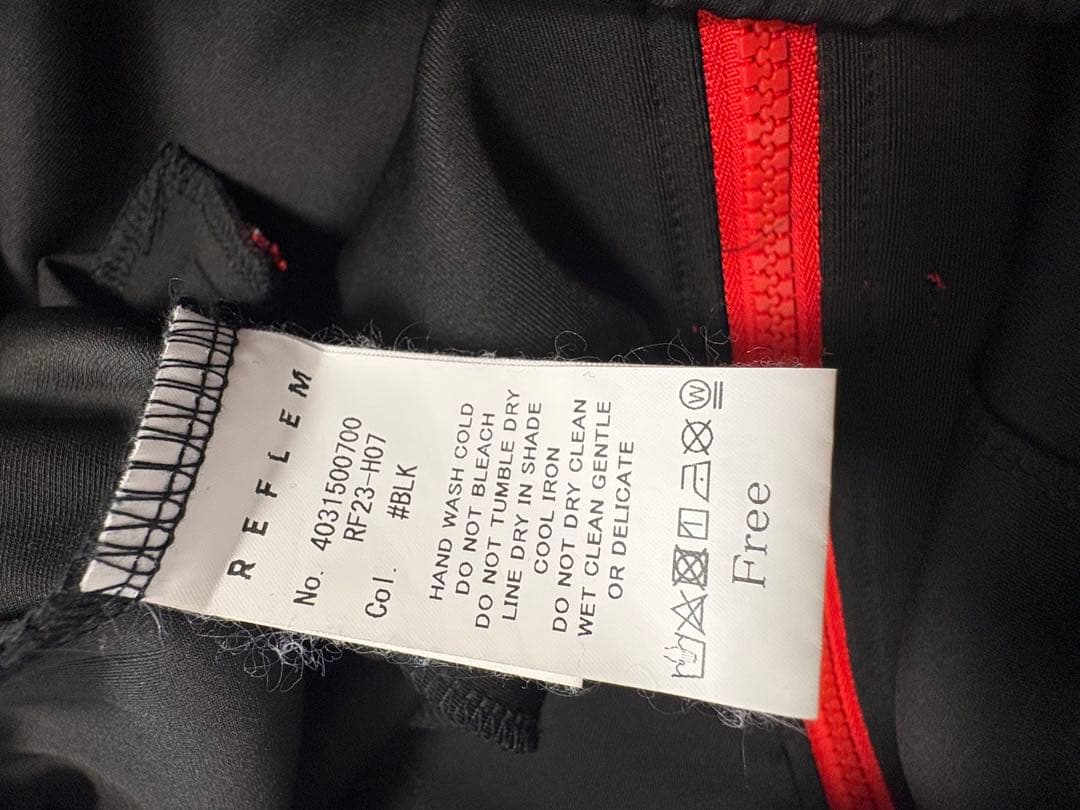 【REFLEM】China frill track jersey