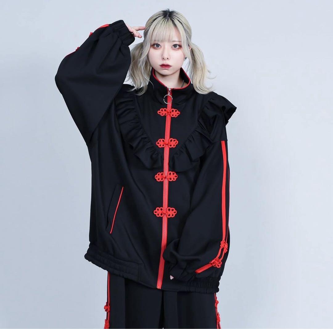 【REFLEM】China frill track jersey