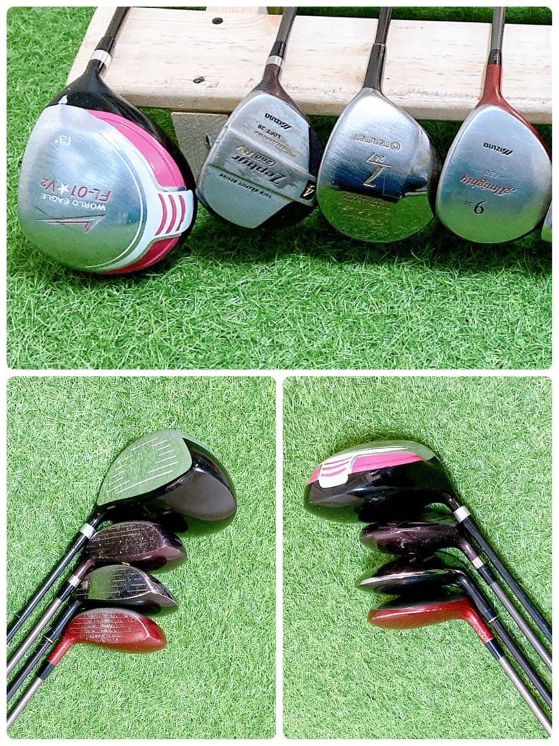 9.初心者オススメ　ゴルフクラブ　レディースセット　右利き　FLEX L