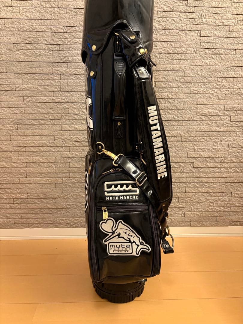 【カズJ】muta ブラック ゴルフバッグ