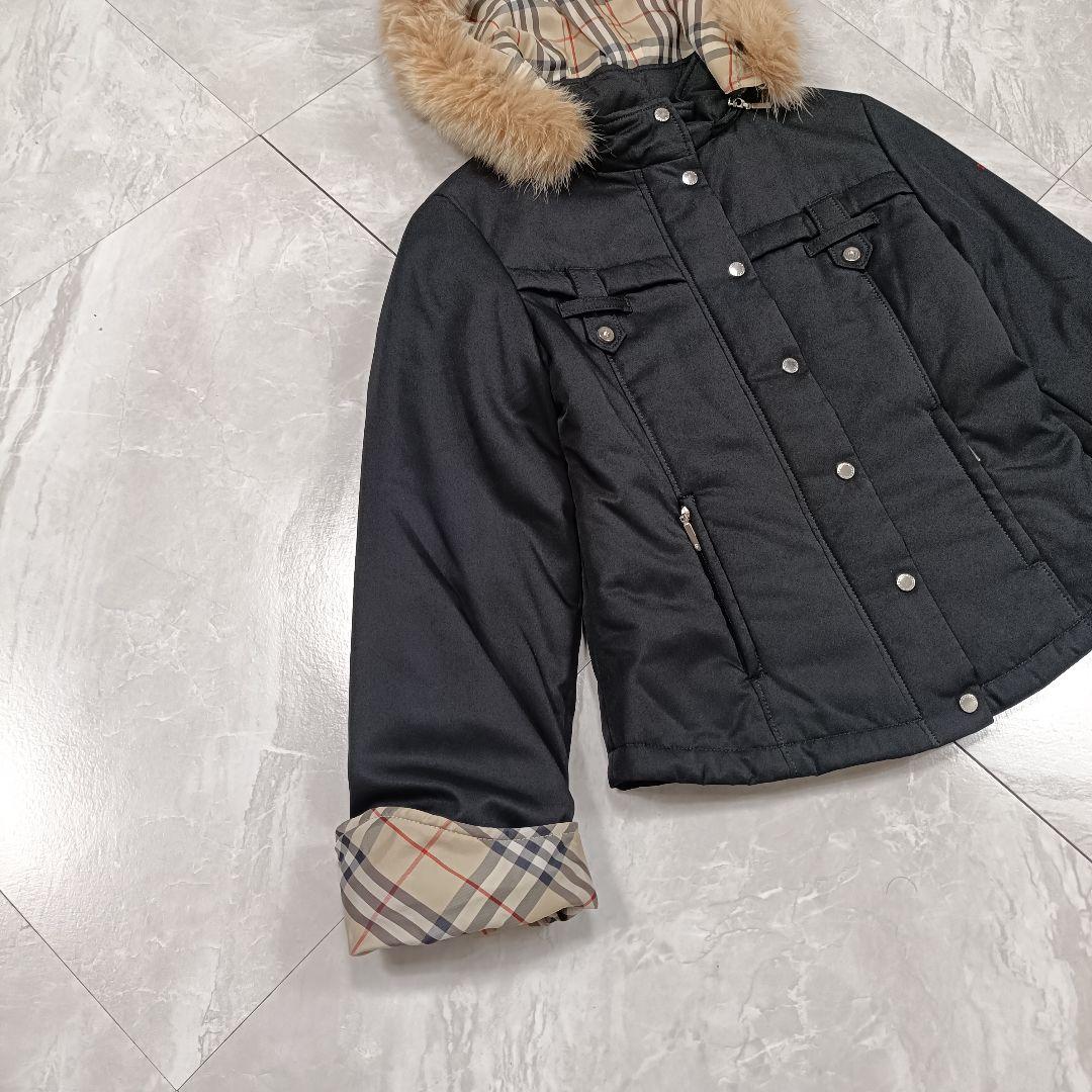 【美品】BURBERRY キッズ 中綿ジャケット ブルゾン ノバチェック 140