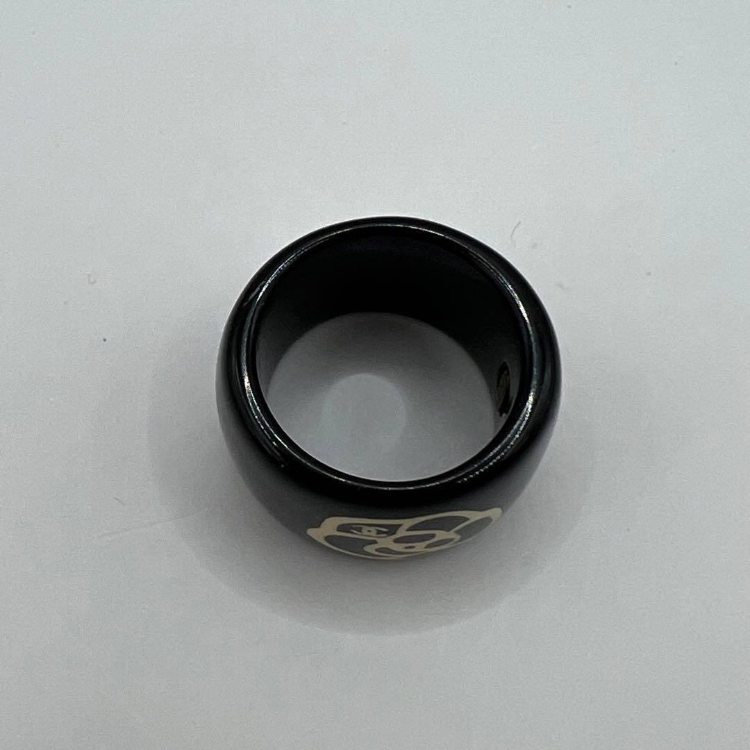 【美品】シャネル 指輪 ココマーク カメリア 14号 プラスチック