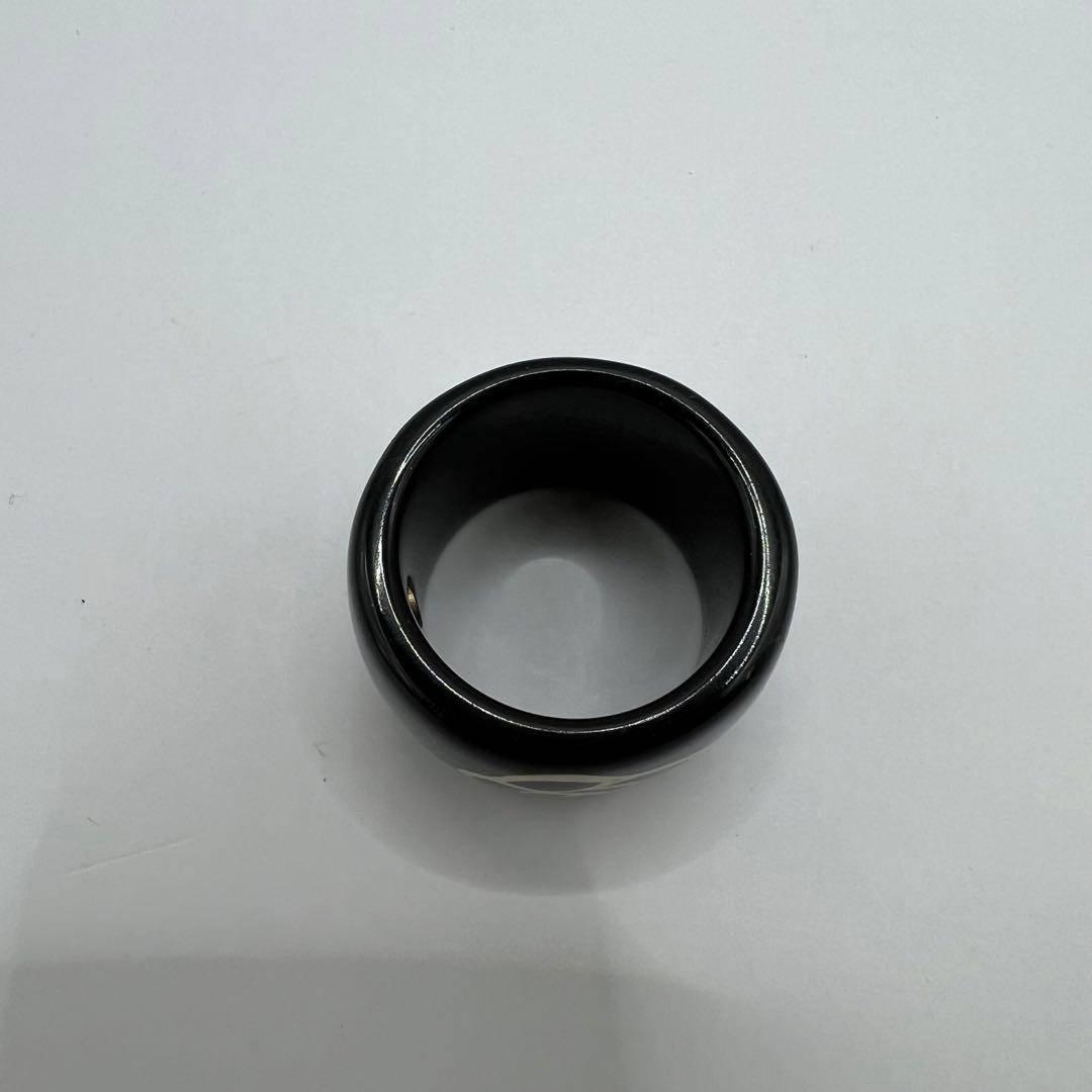 【美品】シャネル 指輪 ココマーク カメリア 14号 プラスチック